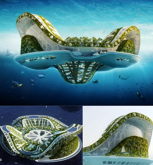 Lilypad Floating Ecopolis by Vincent Callebaut Architects