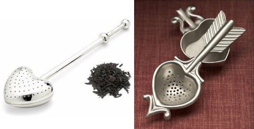 Heart-Shaped Tea Infuser and tea strainer