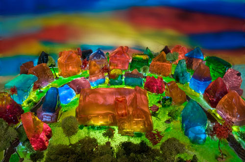 Amazing Landscape In Jell-O