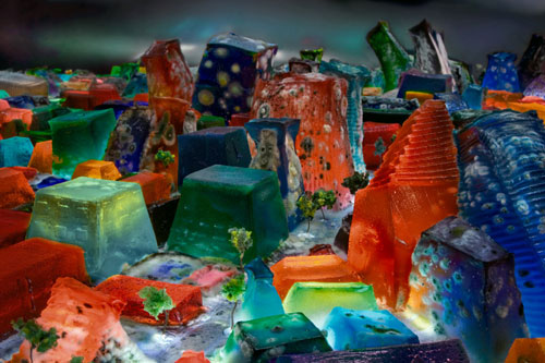 Amazing Landscape In Jell-O