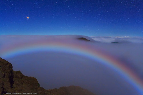 Exclusively Beautiful Moonbow - Rainbow at Night