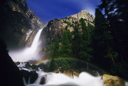 Exclusively Beautiful Moonbow - Rainbow at Night