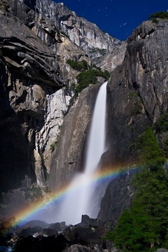 Exclusively Beautiful Moonbow - Rainbow at Night