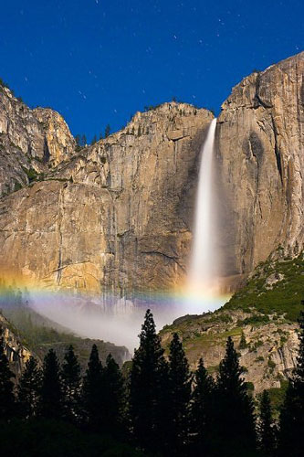 Exclusively Beautiful Moonbow - Rainbow at Night