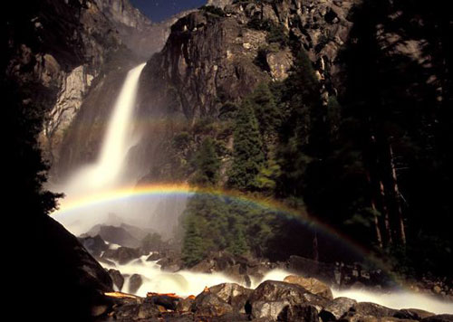 Exclusively Beautiful Moonbow - Rainbow at Night