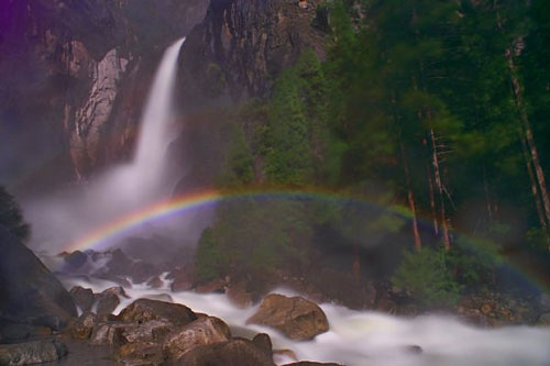 Exclusively Beautiful Moonbow - Rainbow at Night