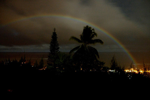 rainbows at night