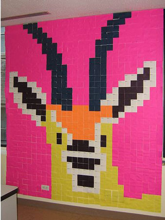 Amazing Post-it Notes Art