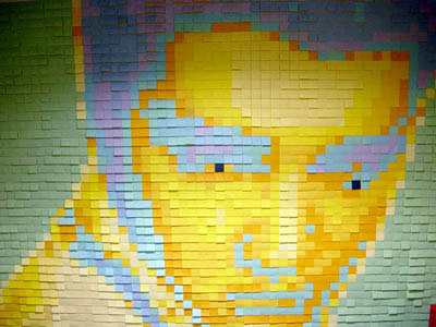 Amazing Post-it Notes Art