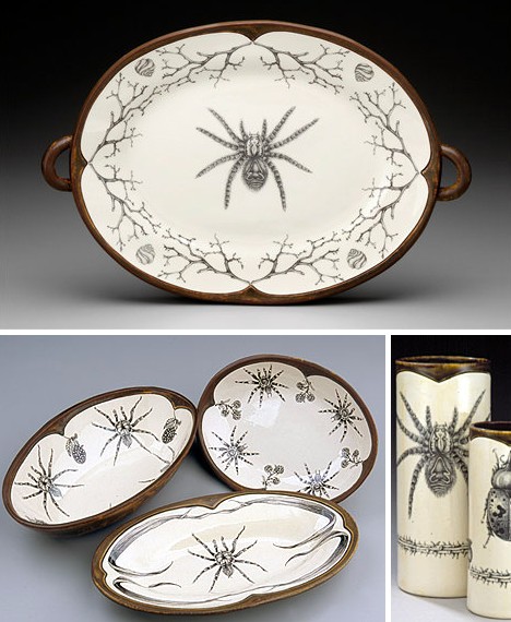 Hand-drawing Bugs on Ceramic