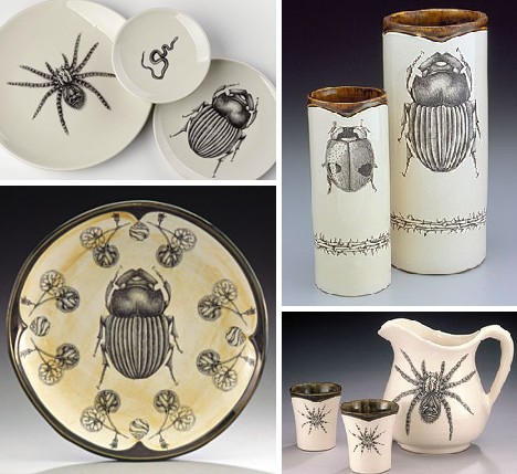 Hand-drawing Bugs on Ceramic! Fantastic or Disgusting? - Design Swan