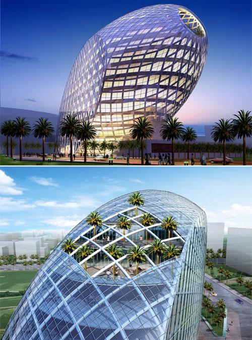 Cybertecture Egg Building