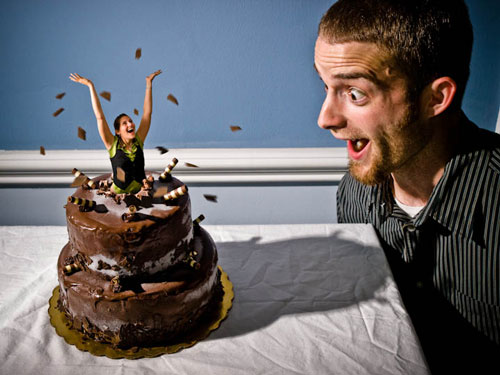 Photographer couples create a hilarious photo album to document their relationship
