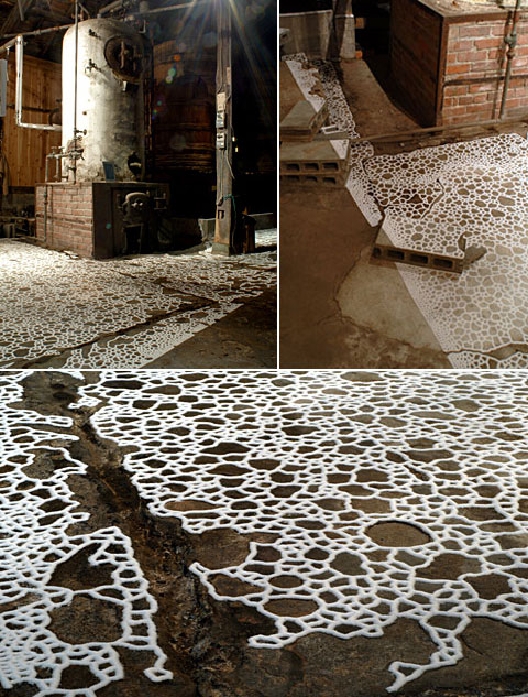 Artwork Using Salt From Motoi Yamamoto