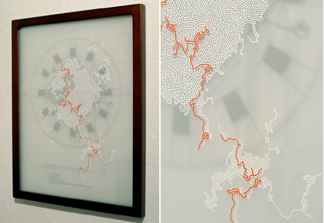 Artwork Using Salt From Motoi Yamamoto