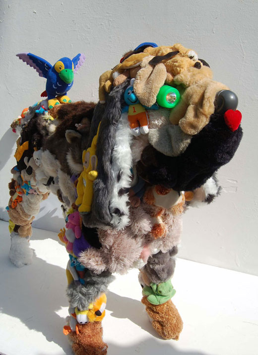 Toy Sculptures via Discarded Plastic Item