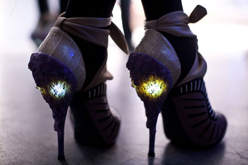 Rodarte Fall 2010: Glow Shoes!