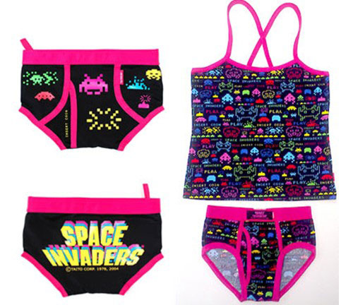 Space Invaders panties