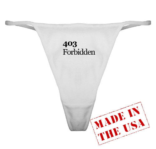 403 Forbidden Underwea