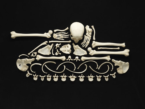 Incredible Art Made From Real Human Bones