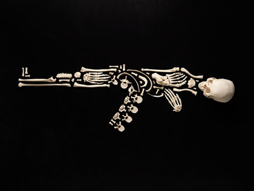 Incredible Art Made From Real Human Bones