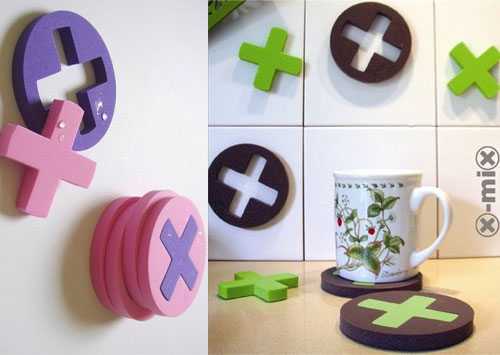 Tic Tac Toe Coasters