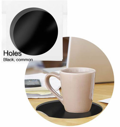 A Black Hole in The Table