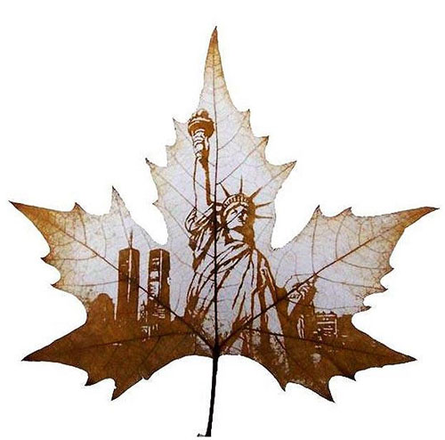 Leaf Carving Art