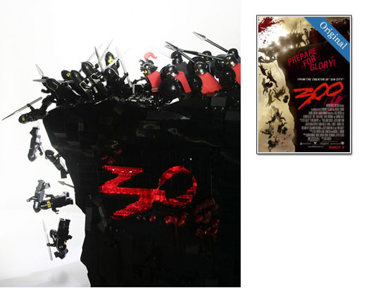 300 Lego Poster