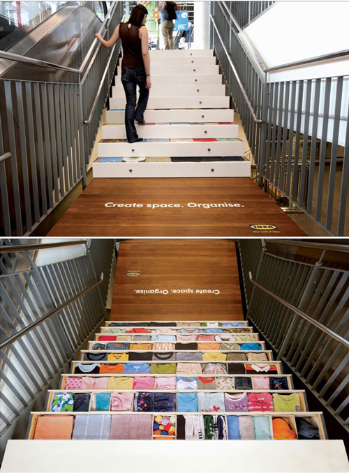 IKEA Stairs Advertisement