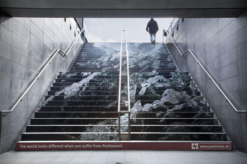 Parkinson’s Disease Stairs Advertisement