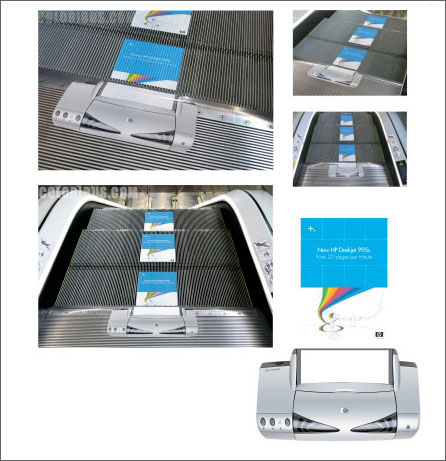 HP Photosmart: Escalator