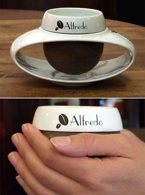 Alfredo Coffee Cup - Did You Hug Your Coffee Today?