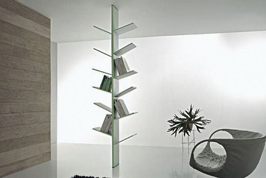 Nature Inspire Bookshelves Design