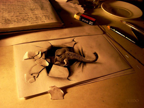 Awesome 3D Pencil Art