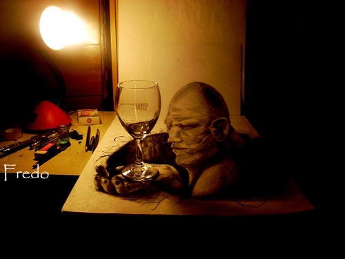 Awesome 3D Pencil Art