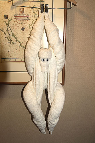 Animal Towel Sculpture.