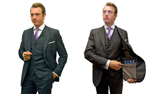 Suits With Custom iPad Pockets