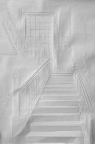 Amazing Paper Folding Drawing Work by Simon Schebert