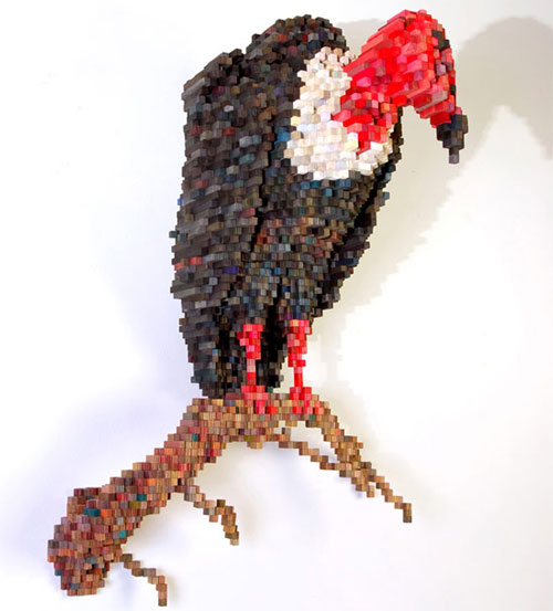 Amazing Pixelated Sculptures