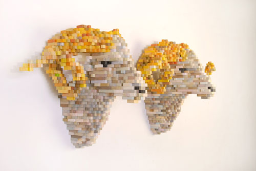 Amazing Pixelated Sculptures