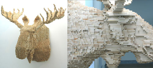 Amazing Pixelated Sculptures