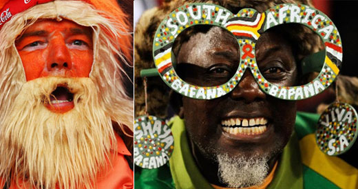 Happy Soccer Fan, Beautifully Face Painting