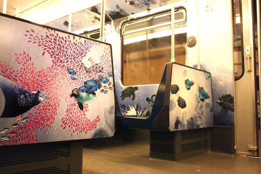 Incredible Metro Train Painting