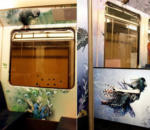 Incredible Metro Train Painting