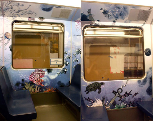Incredible Metro Train Painting