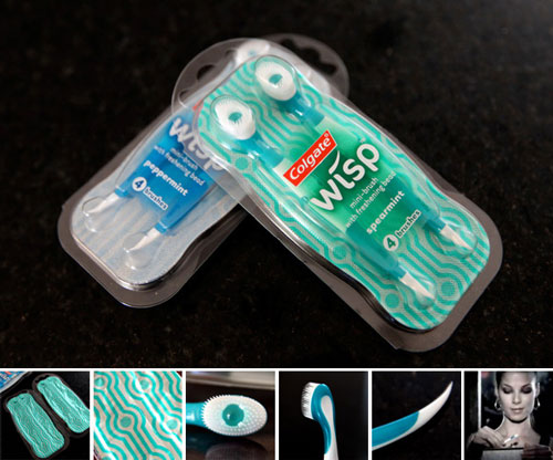 disposable toothbrushes with toothpaste built in