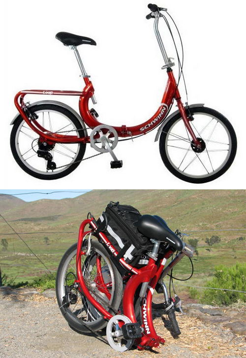 homemade folding bike