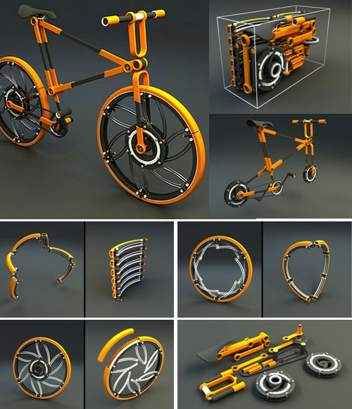 folding bike design