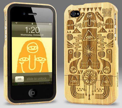 Beautiful Bamboo Case for iPhone 4g